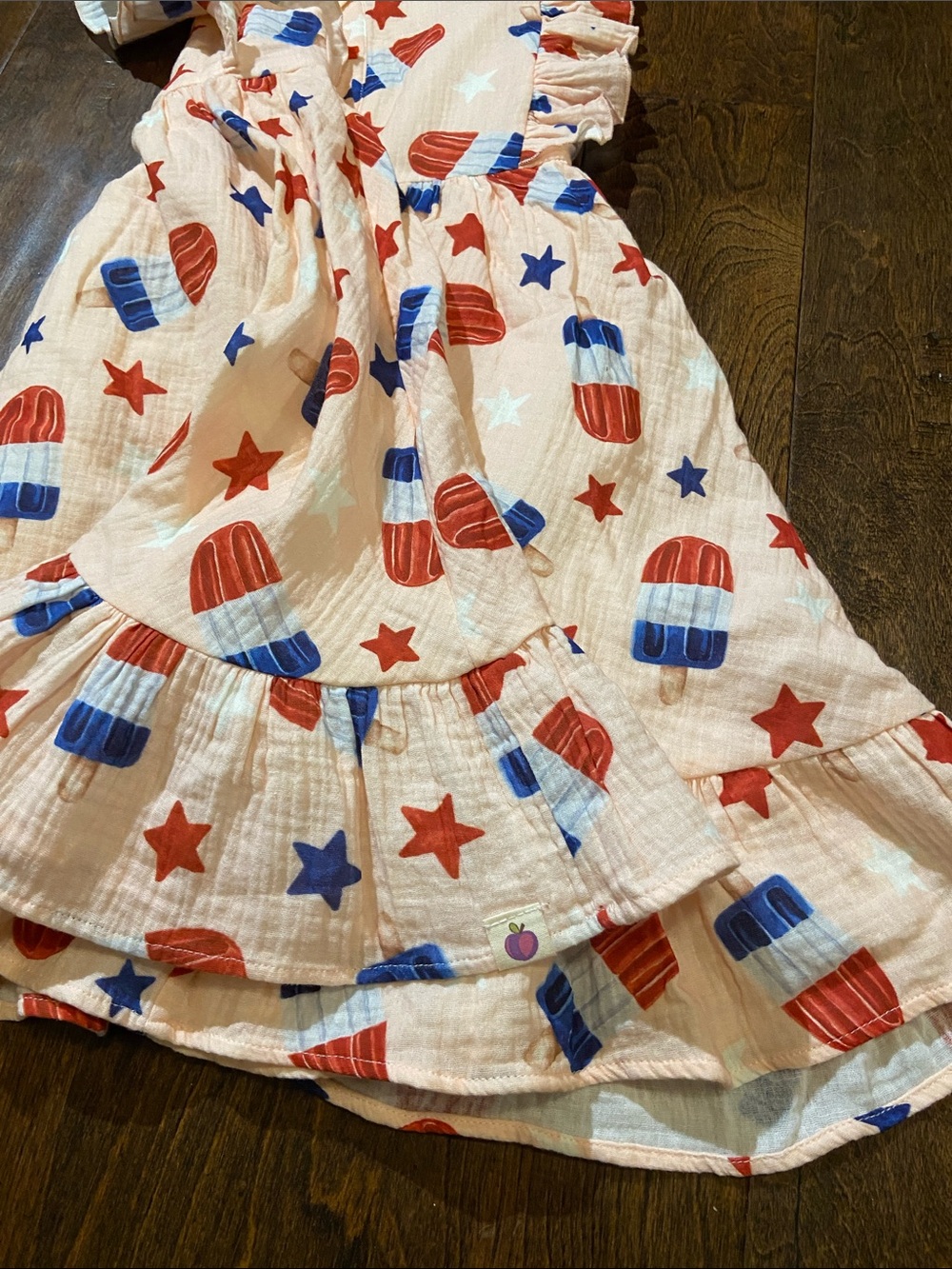 Cheeky Plum Holiday Patriotic 4th of July dress SZ 7 girls - Picture 7 of 7